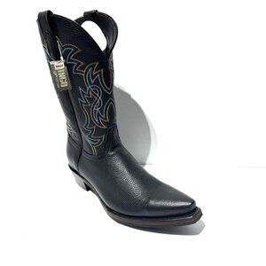 Dingo Mens Gold Rush Western Boots Black Size 11.5 D